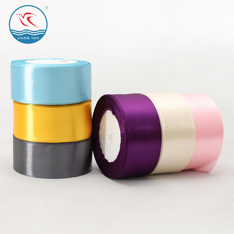 Tianmei 4CM satin, polyester, packaging ribbon, silk fabric, webbing, wedding car ribbon, rose ribbon, silk ribbon
