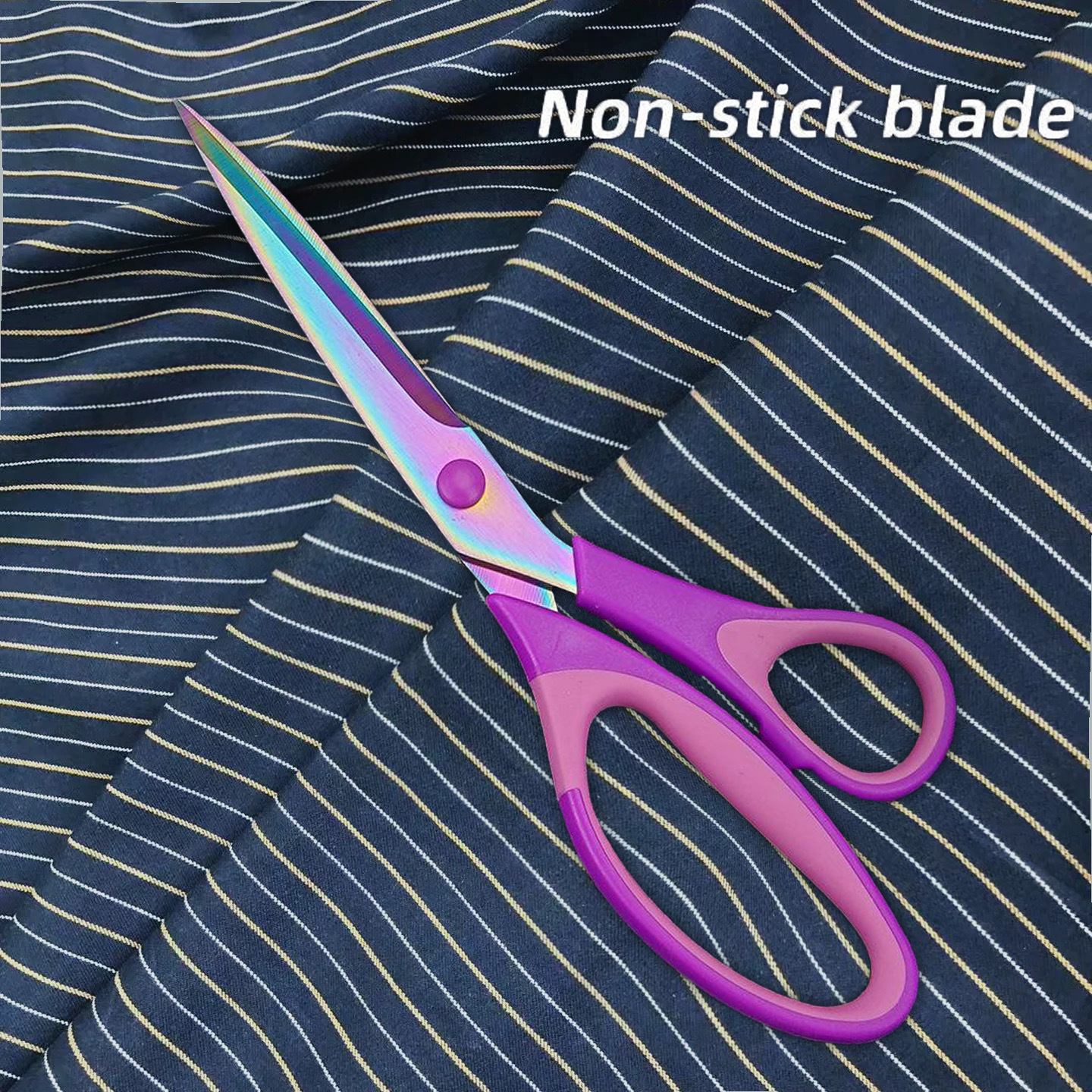 不锈钢家用小手工缝纫专用服装剪pu皮革直头工艺剪刀办公剪刀折叠细节图