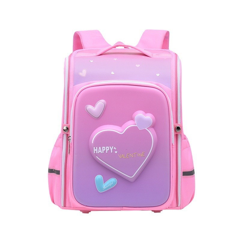 儿童毛绒书包/书包/儿童拉杆书包/背包/双肩包包女可爱白底实物图