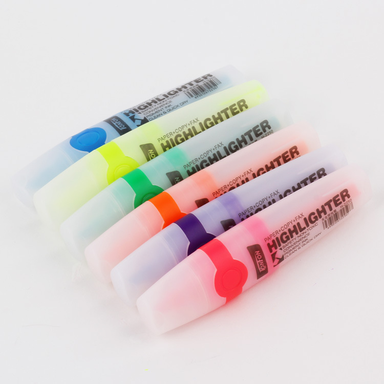 Tianfeng 2250 white shell highlighter, a flat highlighter for export details Picture