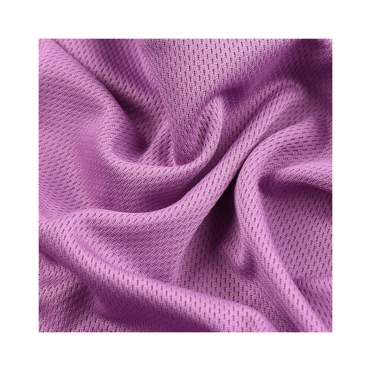 Wholesale 75D bird's eye fabric sports T-shirts, knitted basketball uniforms, mesh fabric, quick-drying hole fabric and laminated fabric from the manufacturer Specification image