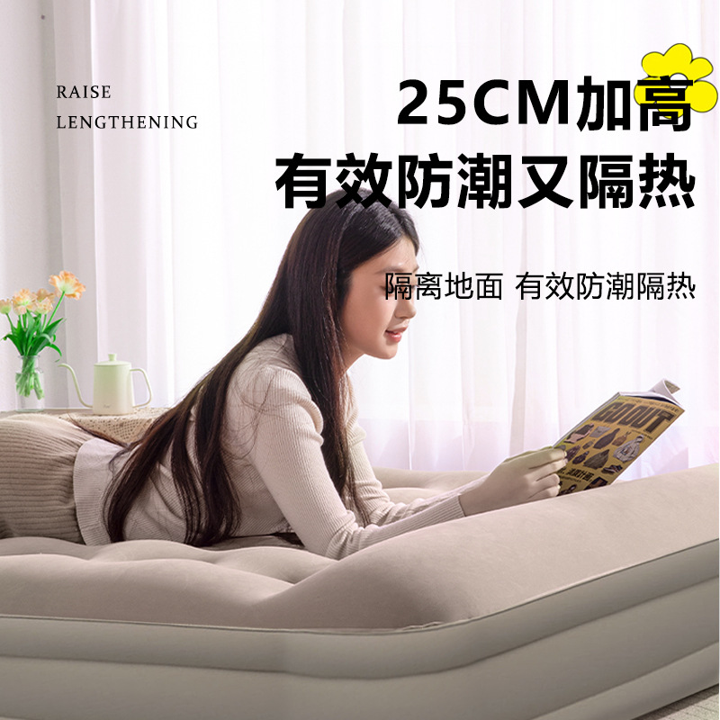 Original factory wholesale of outdoor automatic inflatable mattresses, portable lazy sofas, tents, camping and travel supplies, and floor MATS details Picture