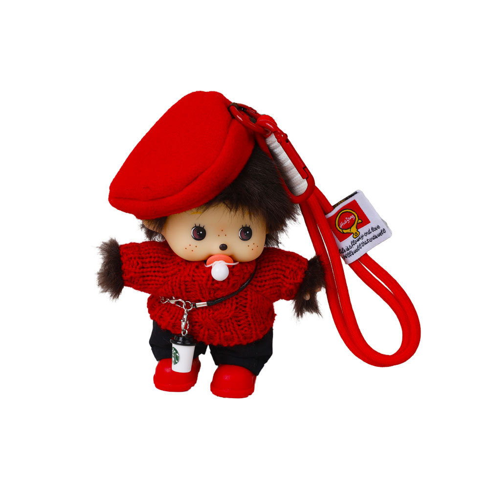 Genuine Monchiki plush toys, headsets, headsets, crossbody, cool cameras, plush toys and pendants Item Picture