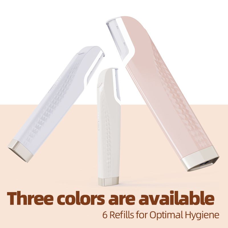 shanilak factory direct sales of women's hair clippers, portable electric ultrasonic hair clippers, women's hair scrapers, and eyebrow trimmers Specification image