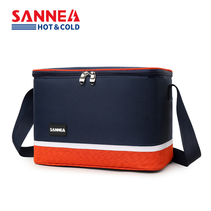SAN Neng 600D Oxford Cloth Insulated Bag, outdoor portable picnic bag, cross-border food delivery, fresh-keeping and cold-preserving, camping ice pack