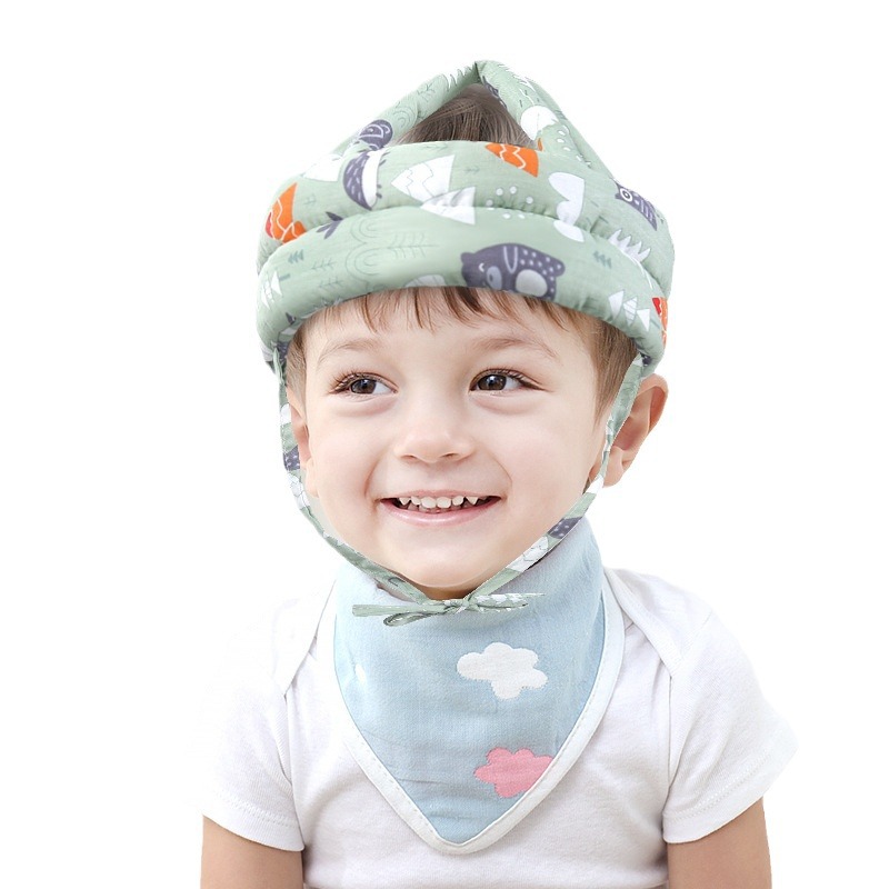 Baby head pillow, anti-fall wonder, head protection pad, summer head bump prevention, baby learning to walk, four-season baby learning to walk hat Item Picture