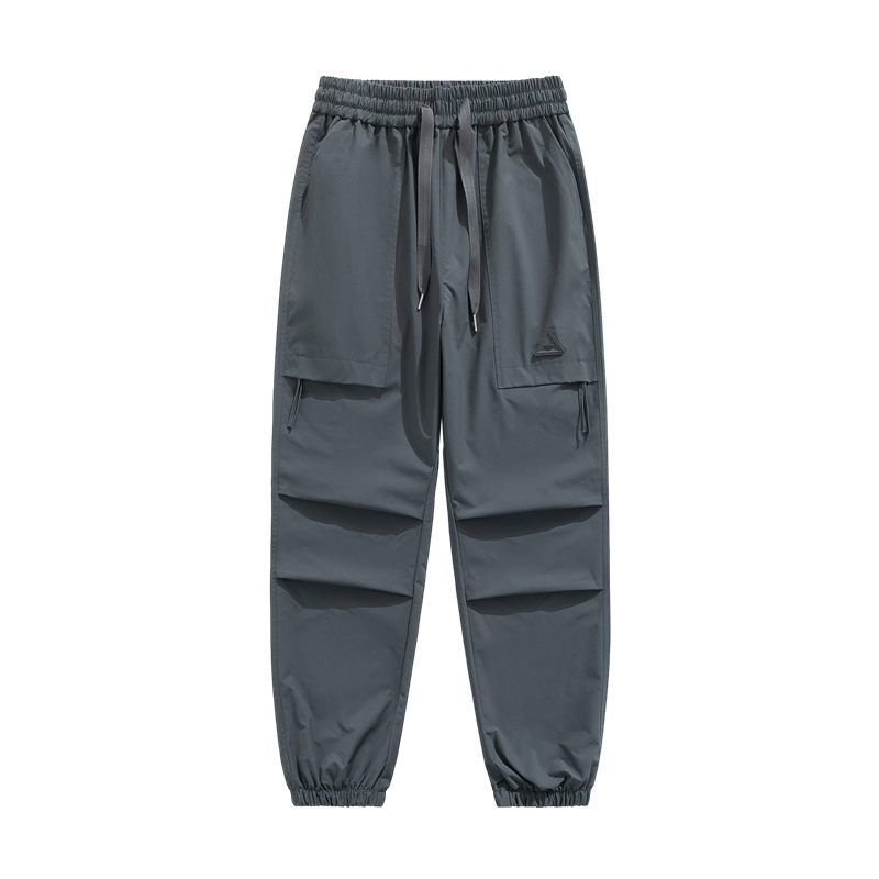 Men's workwear pants for autumn and winter, thickened and fleece loose tight-fitting pants, men's sportswear pants, men's trendy brand winter casual pants Item Picture