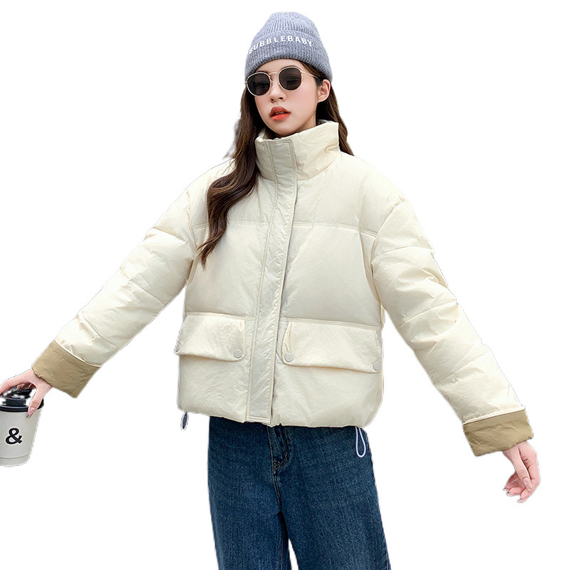 2026 nuevo invierno corto coreano versión abajo coat pan chaqueta chaqueta chaqueta moda engrosada mujer Item Picture