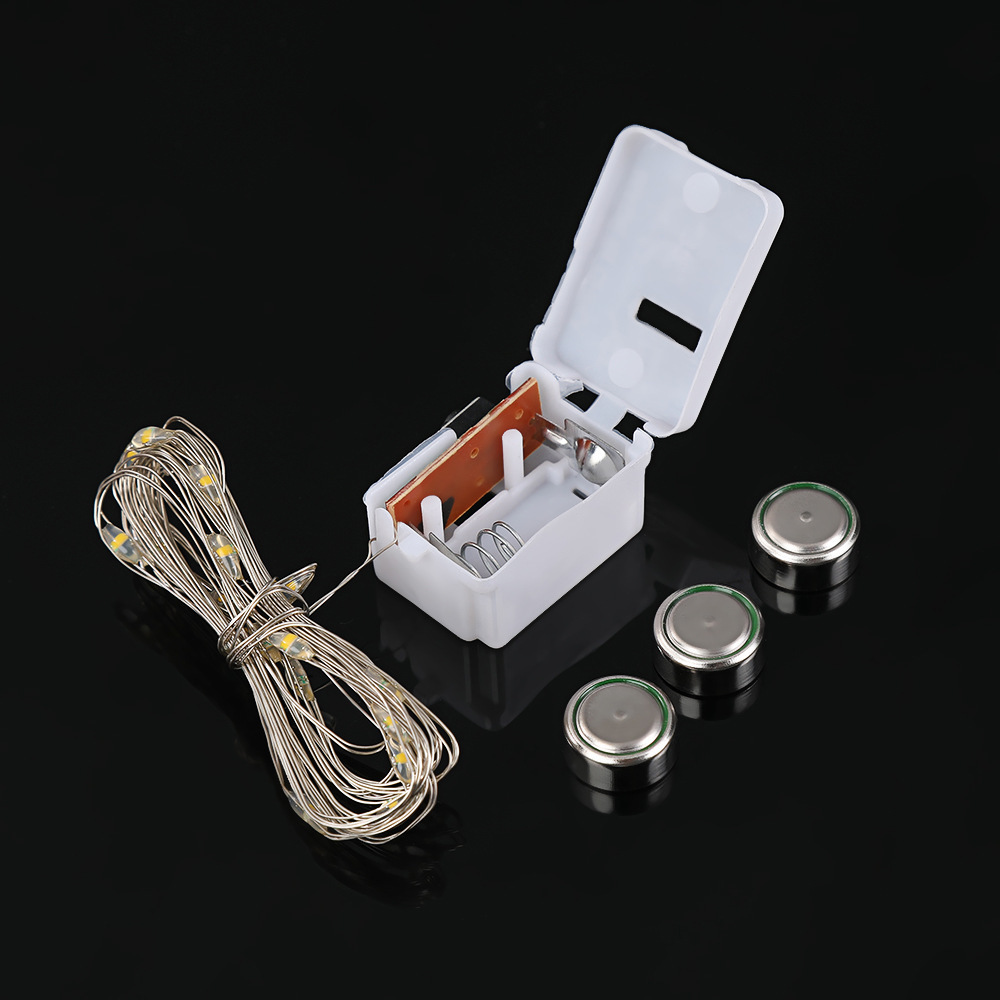 led copper wire light string color light, three-level LED small white box string light, confession gift box, bubble ball decoration, atmosphere arrangement Application Scenario