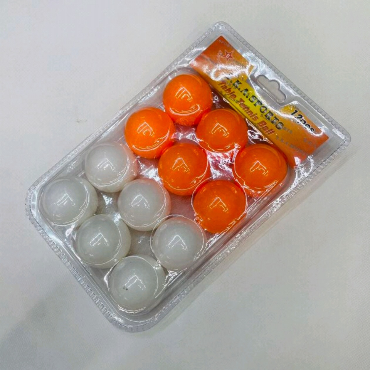 ABS ping-pong ball 12-piece suction card, a best-selling product for foreign trade, factory direct sales, 40mm in stock, quick delivery, one-piece consignment