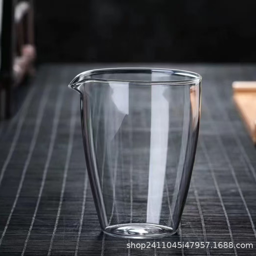 现货高硼硅玻璃公道杯透明日式茶海家用功夫茶具小号公匀杯分茶器