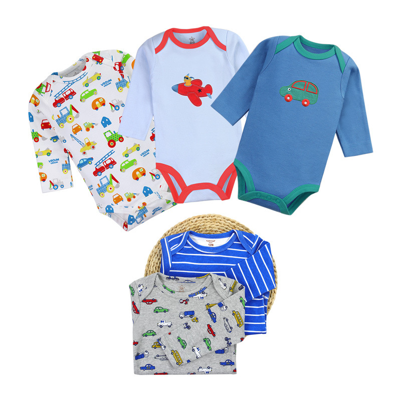 Children's clothing export factory wholesale baby coverings, crawling suits, Katha suits, autumn and winter boys' and girls' one-piece suits Specification image