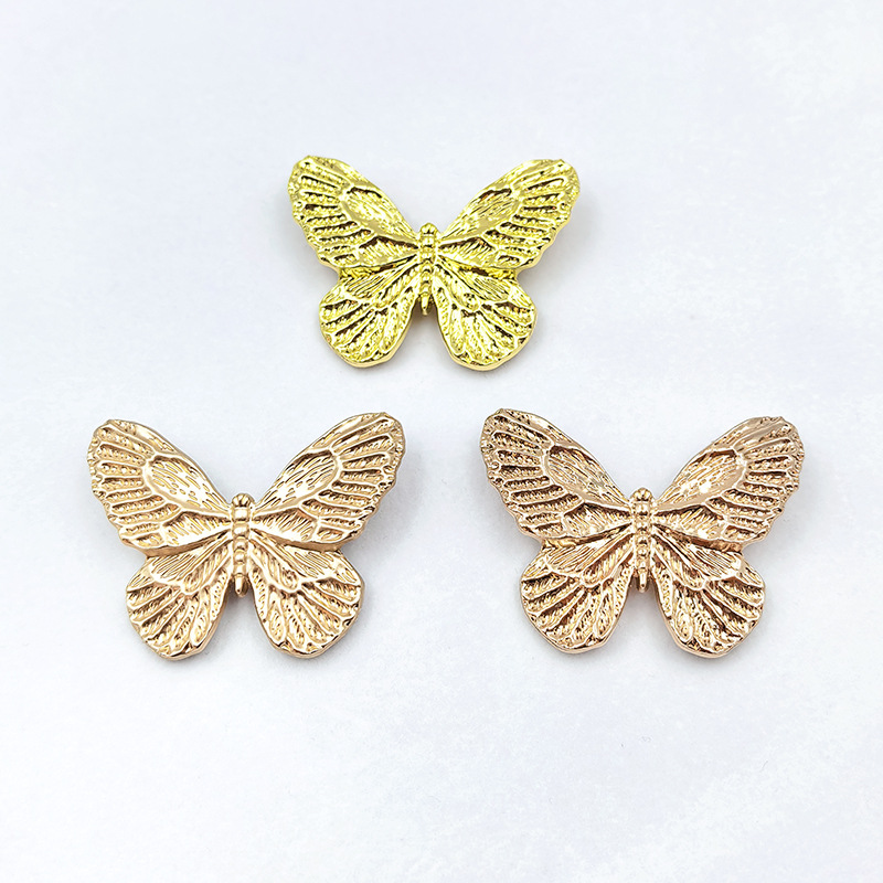 New European and American alloy chest connection buckle fashion underwear swimsuit decorative pin Irregular alloy combination Specification image