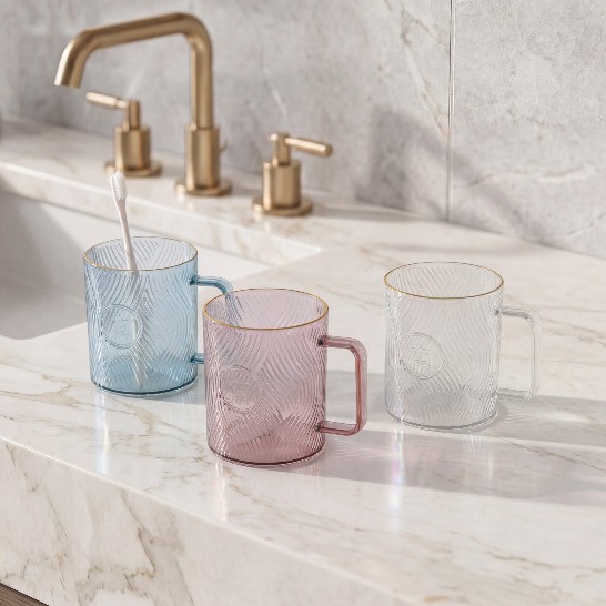New household school supplies for students: mouthwash cup, mouth cup, brushing cup, cleaning water cup, high appearance level details Picture