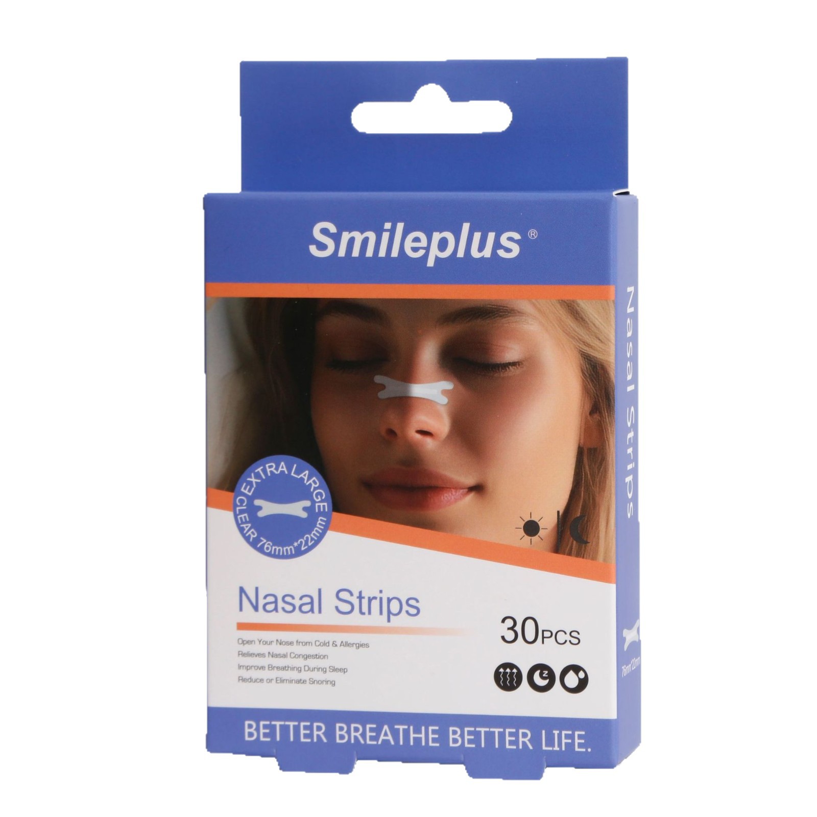 Only for cross-border manufacturers to directly send anti-fatigue, anti-snoring and breathable nasal patches for cross-border wholesale Item Picture