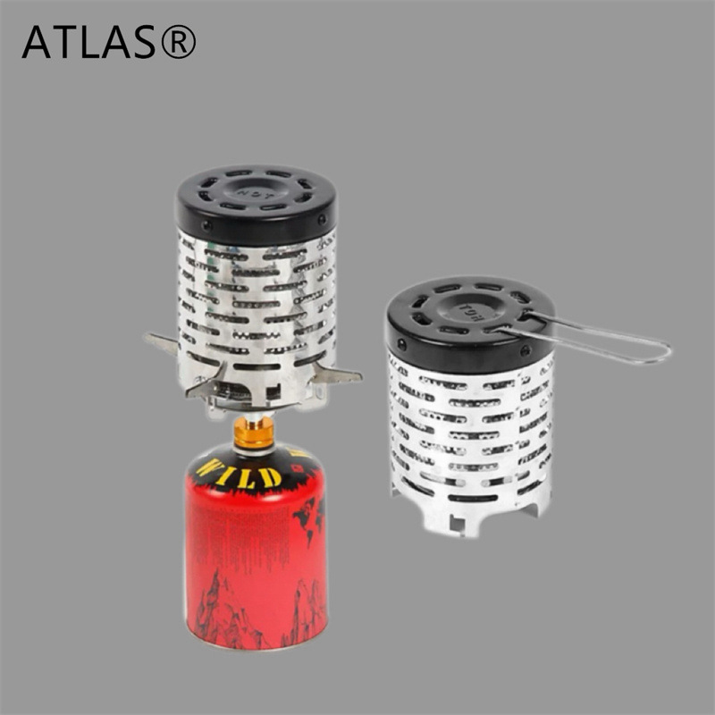 Stainless steel outdoor heating stove, portable gas stove, heating cover, convenient with handle, multi-functional camping infrared details Picture