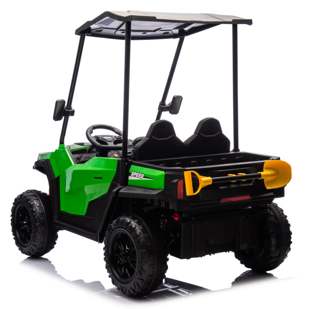 儿童电动车可坐人/童车/四轮车可座人/儿童车/儿童汽车白底实物图