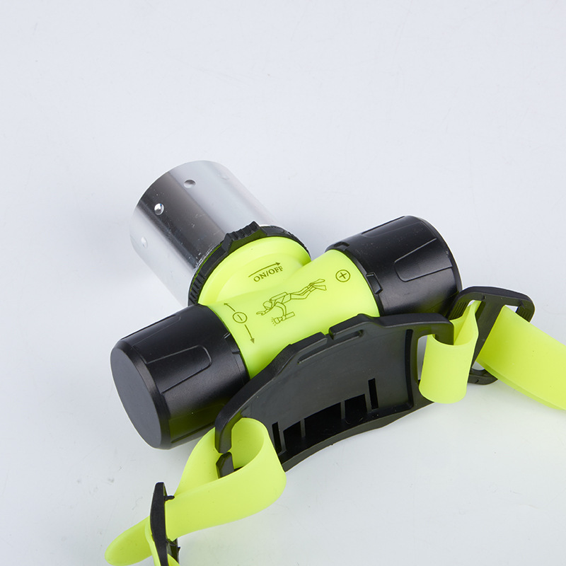 厂家销大功率 强光 潜水头灯T6 10W强光潜水灯强光头灯产品图