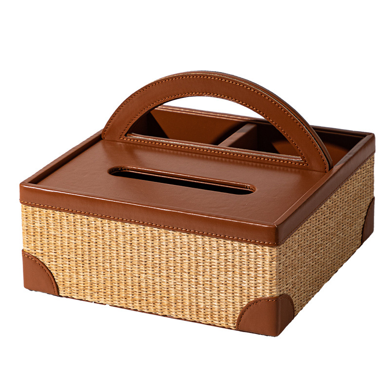 Multi-functional tissue box, high appearance level in the living room, light luxury home homestay, creative tissue storage box, remote control tissue box Item Picture