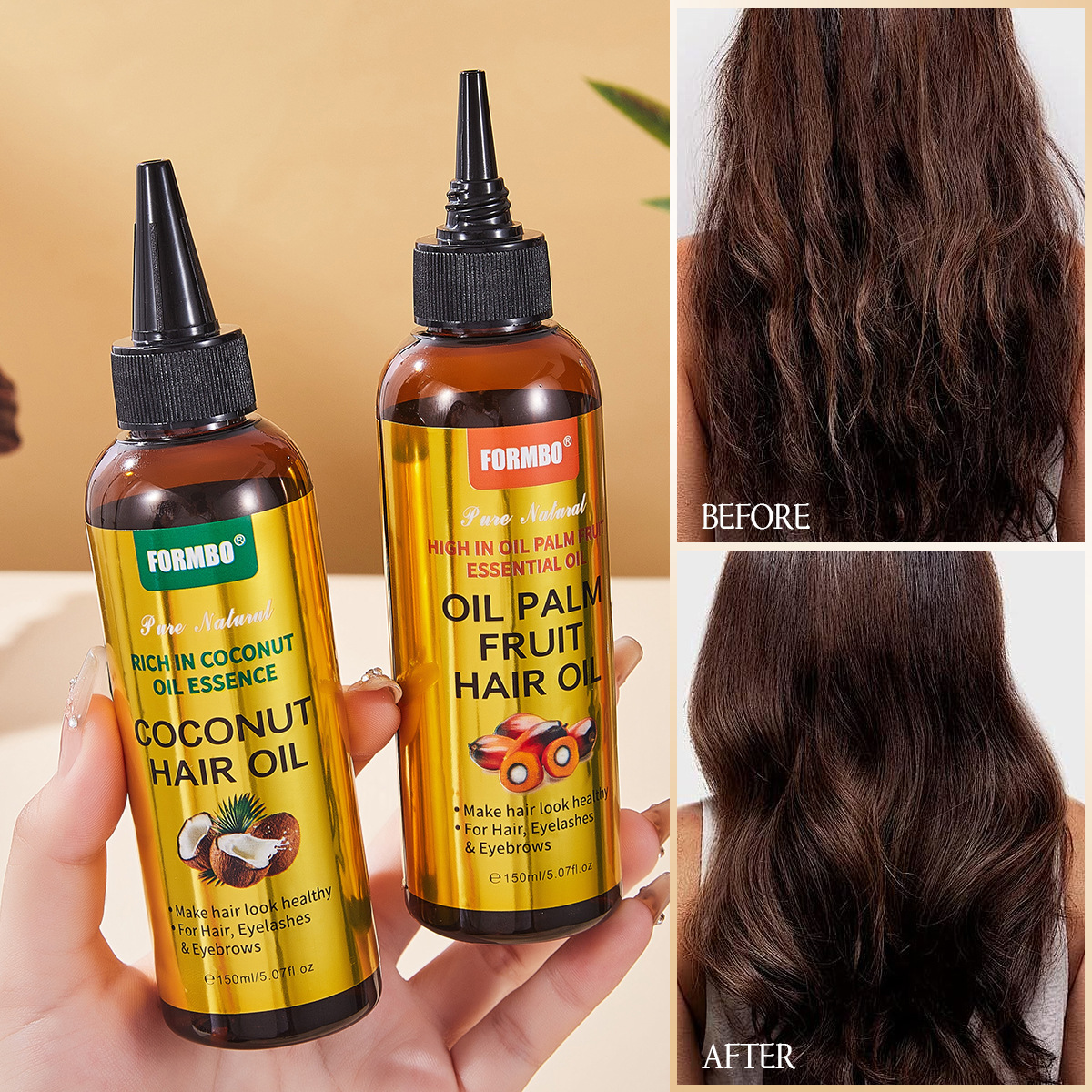 【 Cross-border Exclusive Supply 】FORMBO Hair Essential Oil Softens hair strands with luster and improves frizz. Wholesale of Hair essential oil details Picture