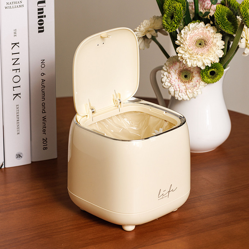 奶油色纸巾盒家用大容量抽纸盒简约北欧风收纳盒细节图