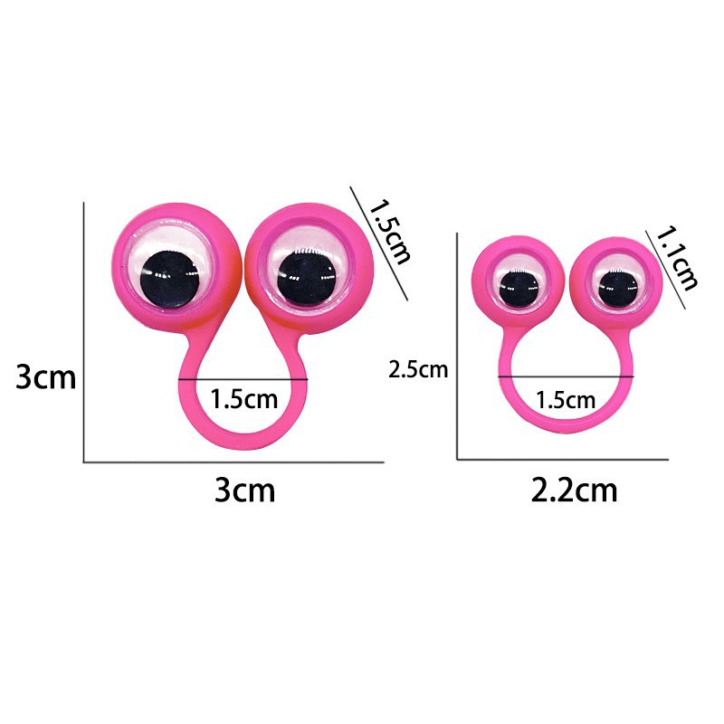 Cross-border best-selling finger activity eye ring, Halloween party funny and prank finger and eye ball small toy accessories Application Scenario