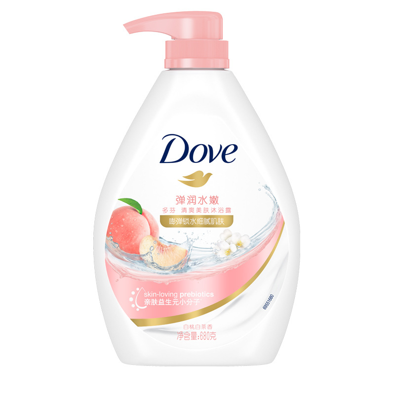 Dove 680g Body Wash nourishes, beautifies, moisturizes, locks in moisture, beautifies the skin and leaves a lasting fragrance Application Scenario