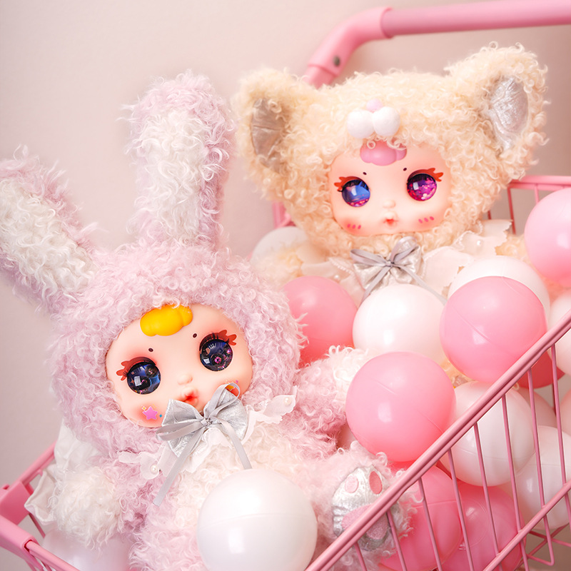 mm Milk Candy Sweetheart baby Sitting Blind Box 400 pieces Plush Blind Box Children and students toy Gift Toy figurine Application Scenario