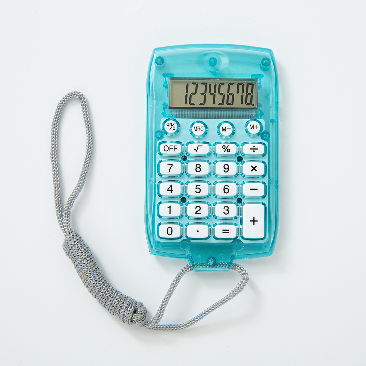 Colorido mini calculadora científica botón brillante portátil multifunción bobina de ordenador conveniente para el aprendizaje de la oficina Item Picture