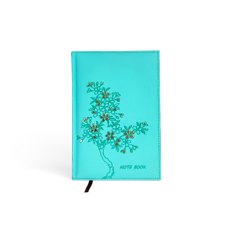 Yalong Cross-border Creative A5 Plant Print Cute Pu Leather Notebook Calendar Notebook Specification image
