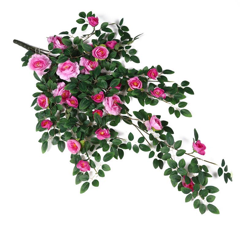 Factory direct sales of artificial rose wall hangings for wedding shooting backgrounds. Factory direct sales of roses Item Picture
