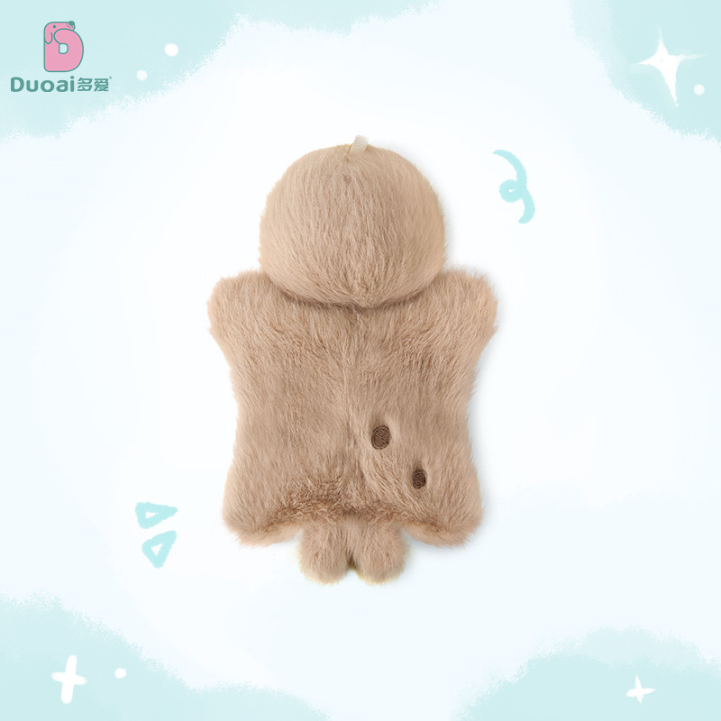 A new type of bean bag seal plush toy backpack with decorative key clasp and exquisite hand puppetry details Picture