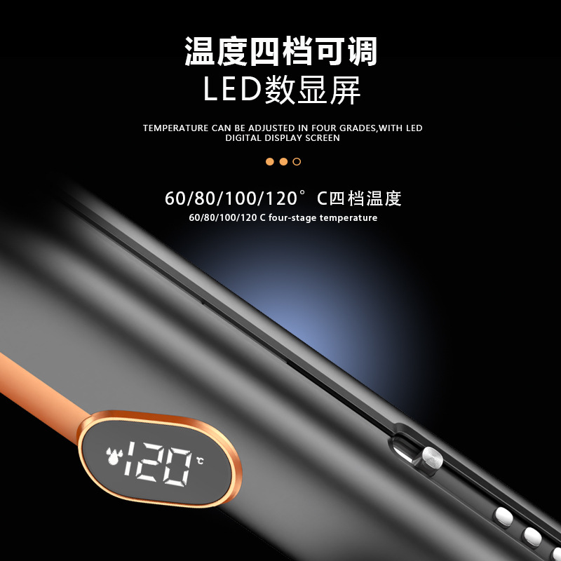 Kemei kemei secador alisador de pelo cross-border KM-6910 multifunction permanente férulas secas y húmedas de doble uso para señoras enderezado Specification image