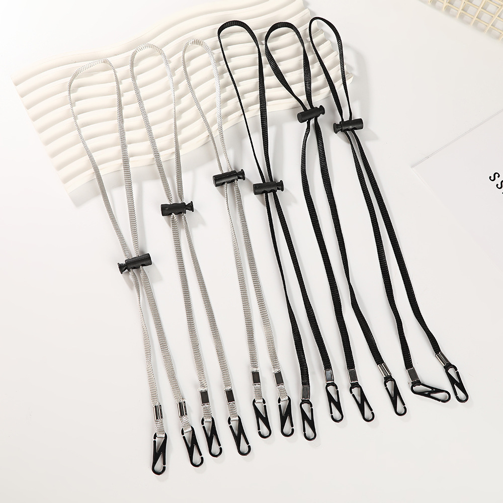 简约5mm防风绳可调节遮阳草帽渔夫帽防风绳挂脖防丢帽带专用绳