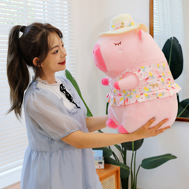 Summer Capibara plush toys, cute capybara plush pillows, children's birthday gifts Specification image