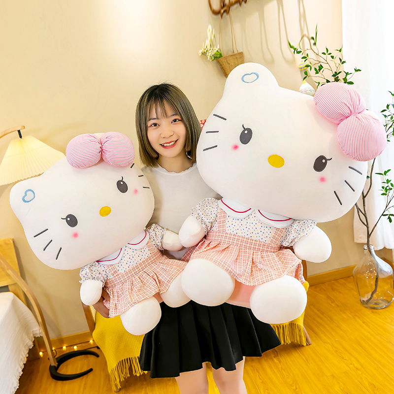 New hellokitty plush toy, creative Hello Kitty doll, Children's Day doll, birthday gift for girls Application Scenario