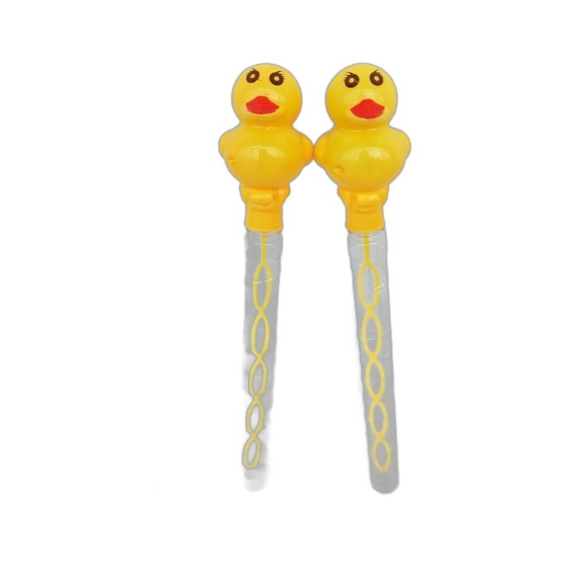 Little Yellow Duck bubble stick children's toy, handheld with a whistle to blow bubbles without leakage, a popular online hit for both boys and girls Item Picture