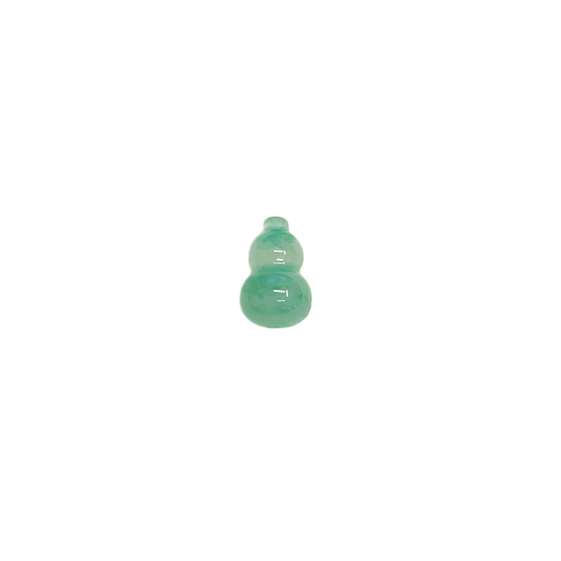 Wholesale of natural African green gourd pendants, necklaces and bracelets, handcrafted diy jewelry and pendant accessories Item Picture
