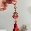 Intangible cultural heritage handcrafted imitation Song Dynasty brocade gourd tassel style pendant, keychain bag, exquisite mobile phone chain, high-end style Chinese pendant details Picture