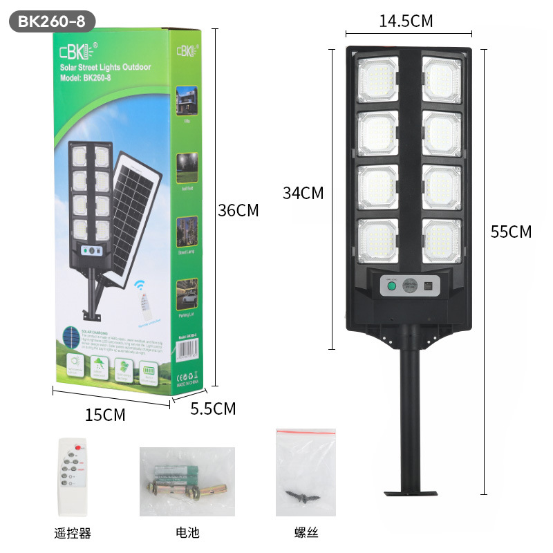 LED outdoor night sensor light, multi-speed adjustable solar wall lamp, remote control, waterproof solar lamp Application Scenario