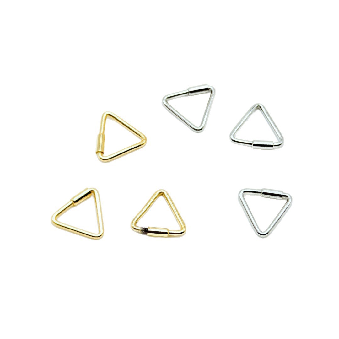 All-copper screw buckle, mountain climbing toy accessory chain, backpack lock piece buckle, hand screw safety buckle, copper screw buckle Item Picture