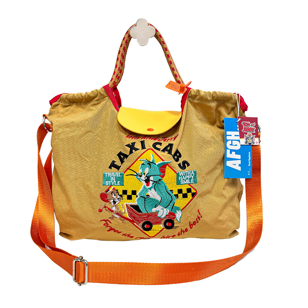 Original 2024 new AFGH Warner authorized TomJerry embroidered Tote bag Item Picture