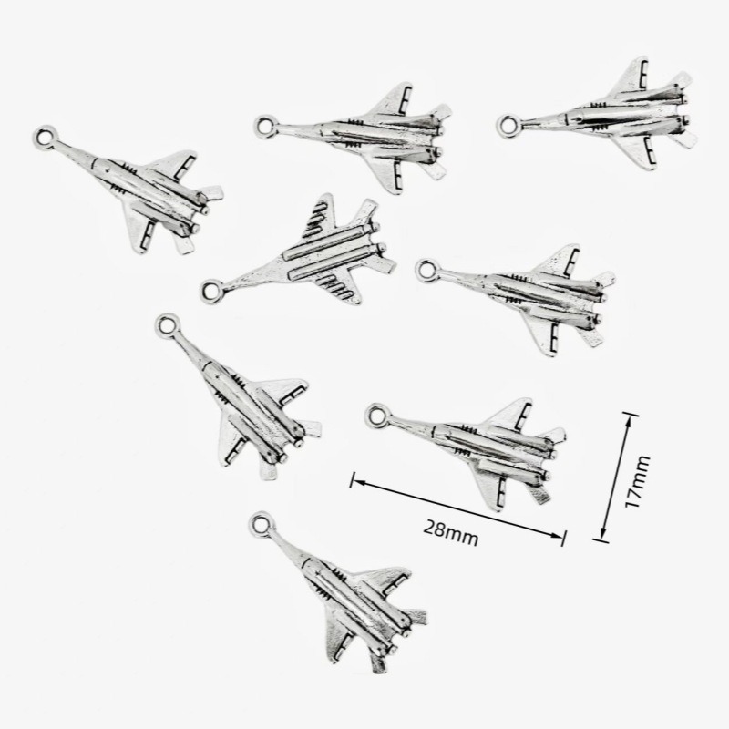 Creativo DIY aleación de zinc multicolor modelo de avión llavero artesanía pequeño regalo colgante Application Scenario