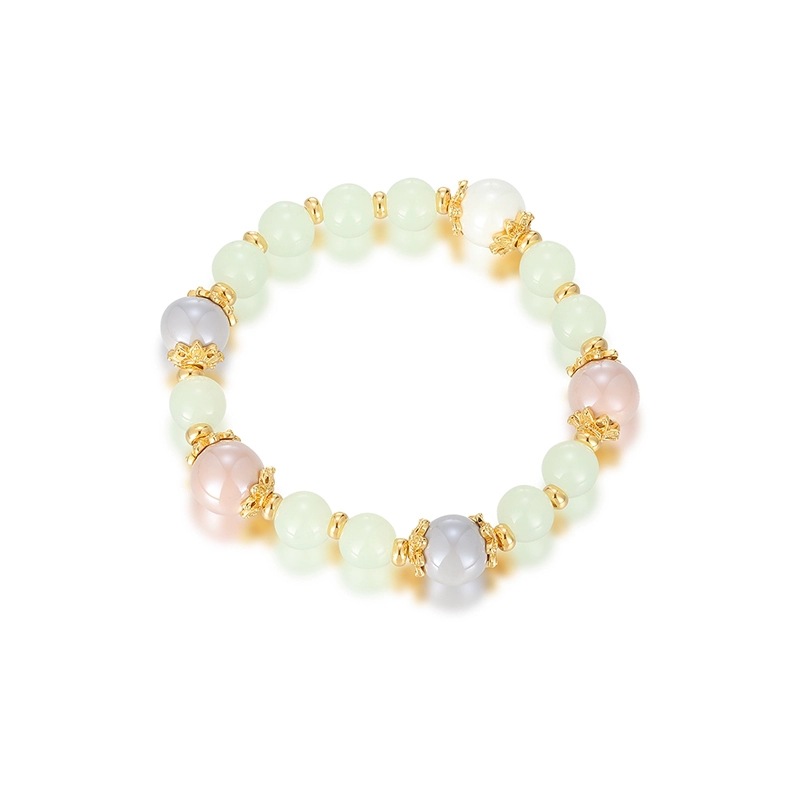 Xuping New Chinese classical style simple and elegant beaded bracelet, elegant jewelry with beaded imitation, autumn and winter accessories Item Picture