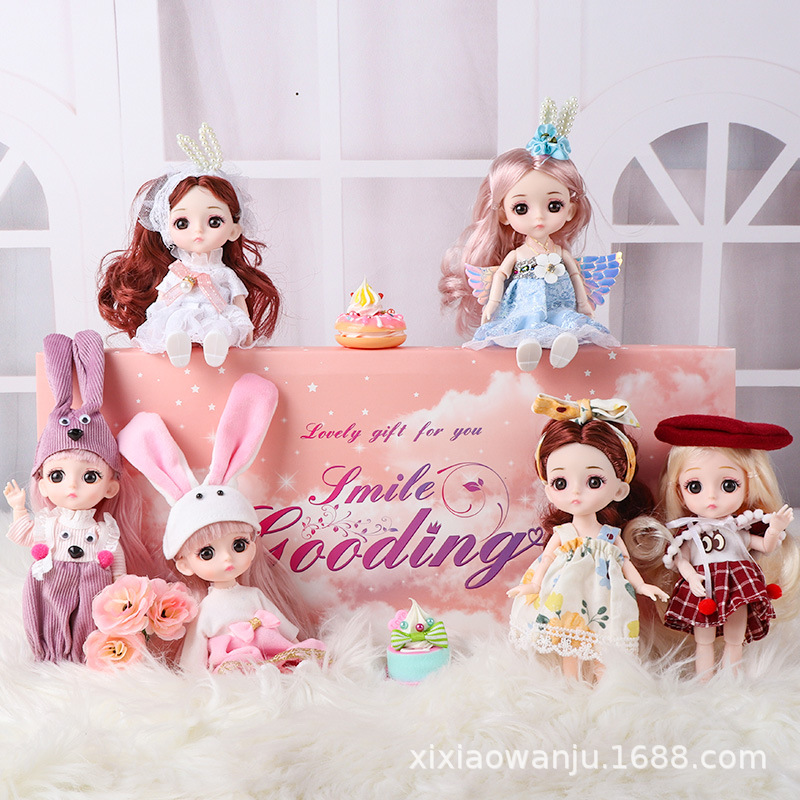 熙笑玩具装巴比娃娃玩具空盒子16厘米32厘米60厘米儿童节送礼礼盒产品图