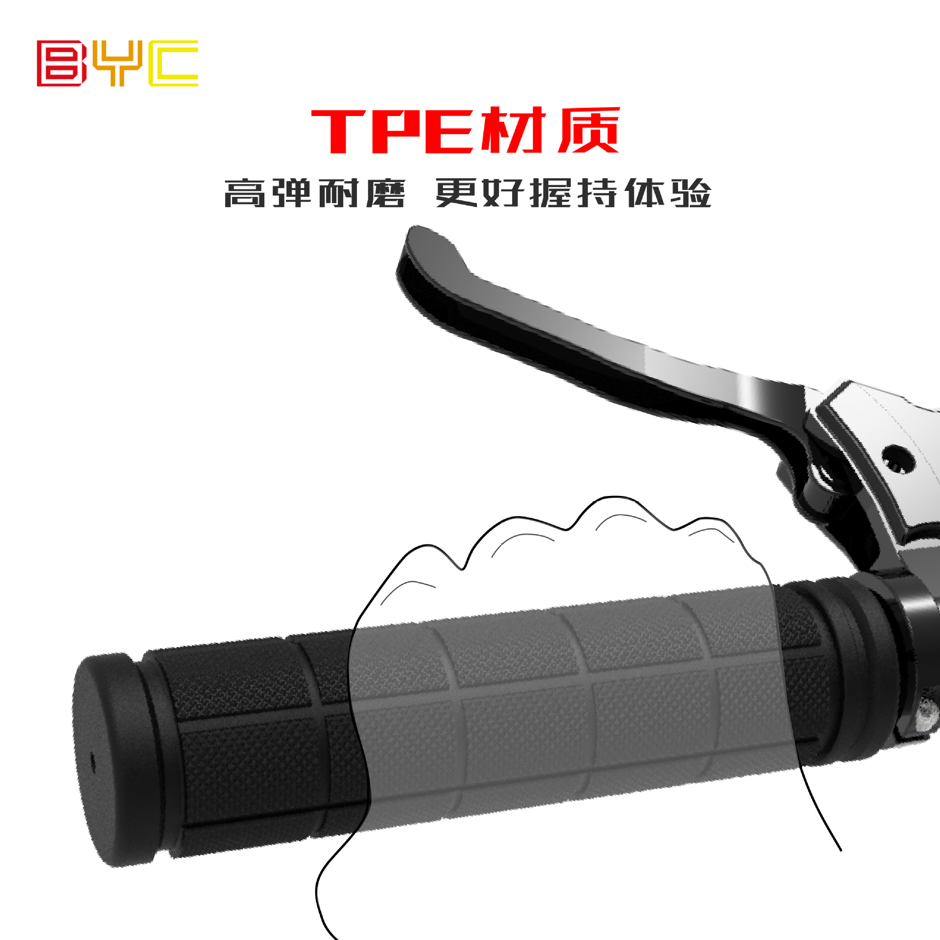 自行车把套山地车车把套手柄套死飞把手套单车车把手减震详情图4