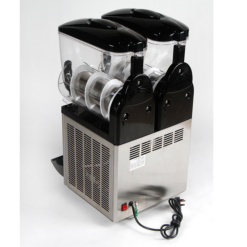 X-300 snow melting machine, commercial double-cylinder snow slime machine, smoothie machine, ice granule machine, snow granule machine, cold drink machine Item Picture