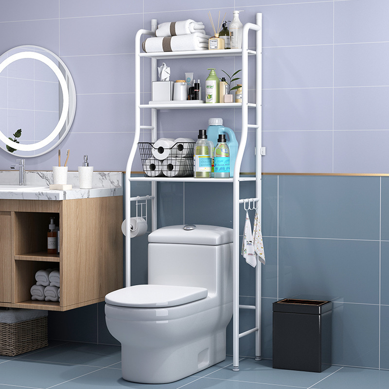Bathroom supplies, toilet rack, floor-standing washing machine, toilet, washroom, basin storage rack, no need for drilling