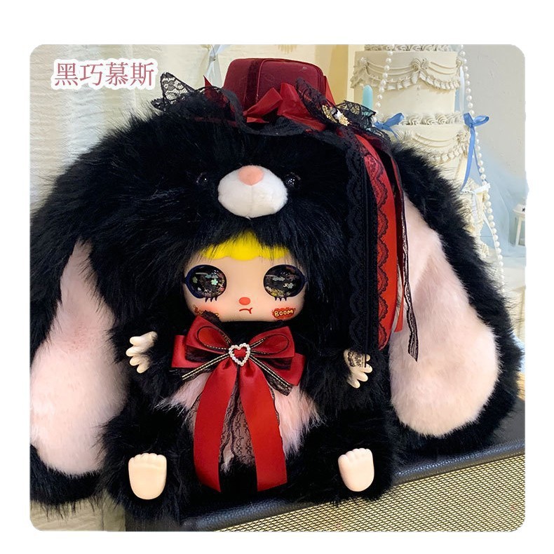 毛绒玩具/玩偶/创意潮流玩具/玩偶挂件/水豚噜噜白底实物图