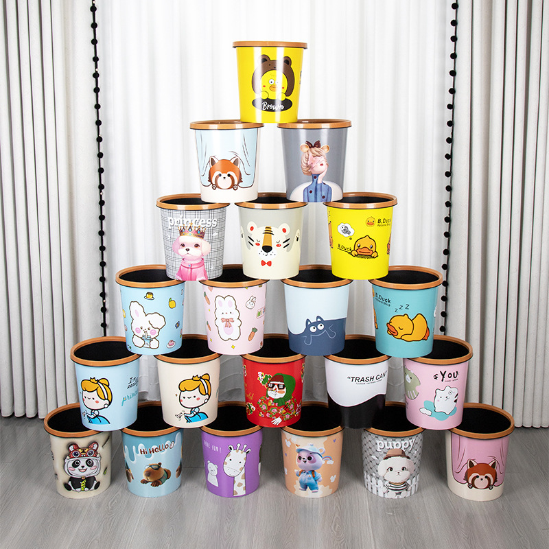 2025 New model household trash can for living room, light luxury, high appearance level, cross-border kitchen, bathroom, bedroom, high appearance level, wastebasket